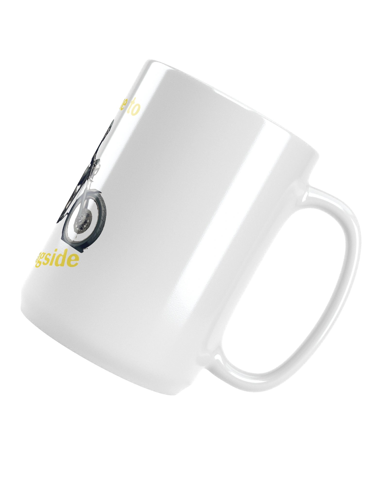 Grim Reaper Ride White Glossy Mug product image (5)