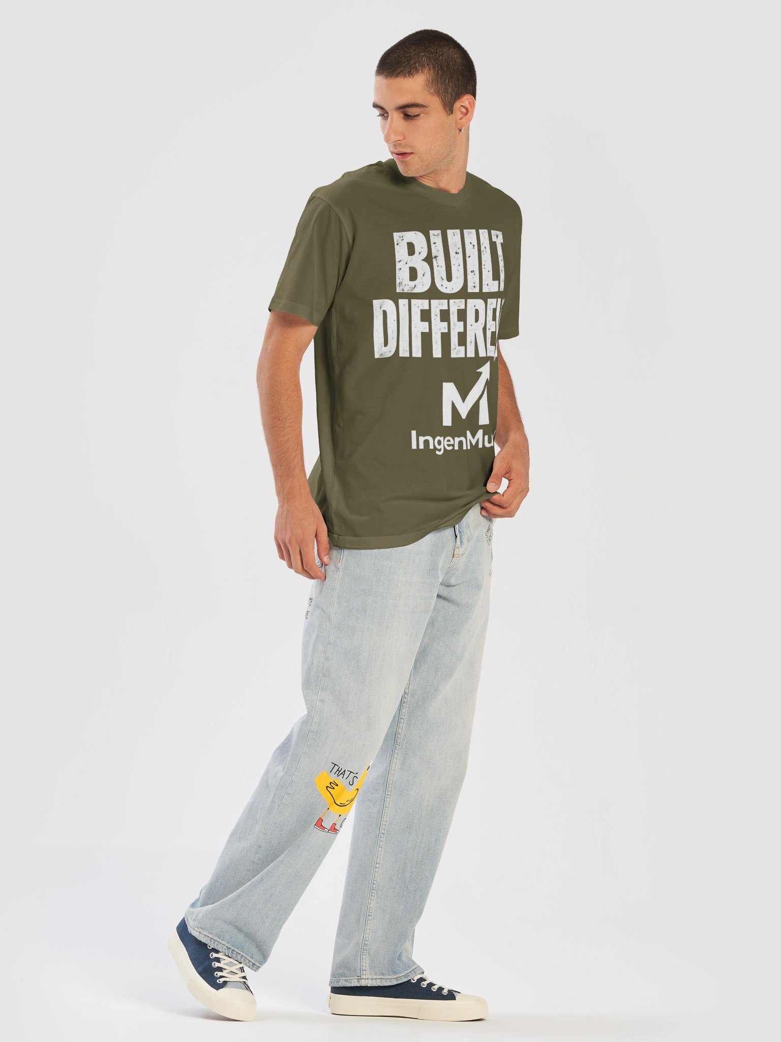 Built Different T-Shirt product image (5)