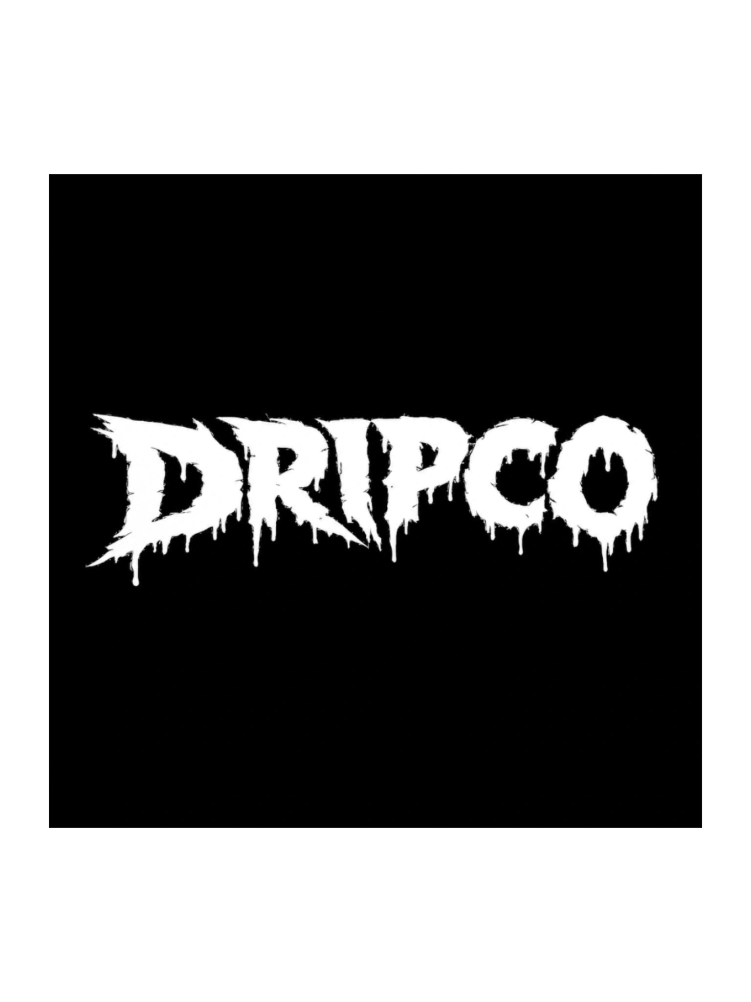 DRIPCO Dripping Logo Kiss Cut Sticker product image (2)