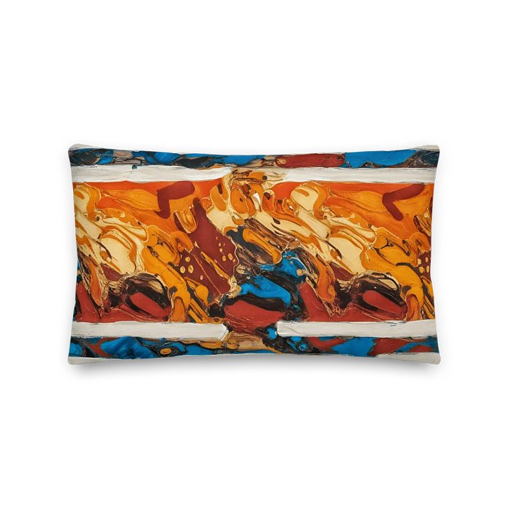Abstract Art Painted Premium Accent Pillow product image (2)