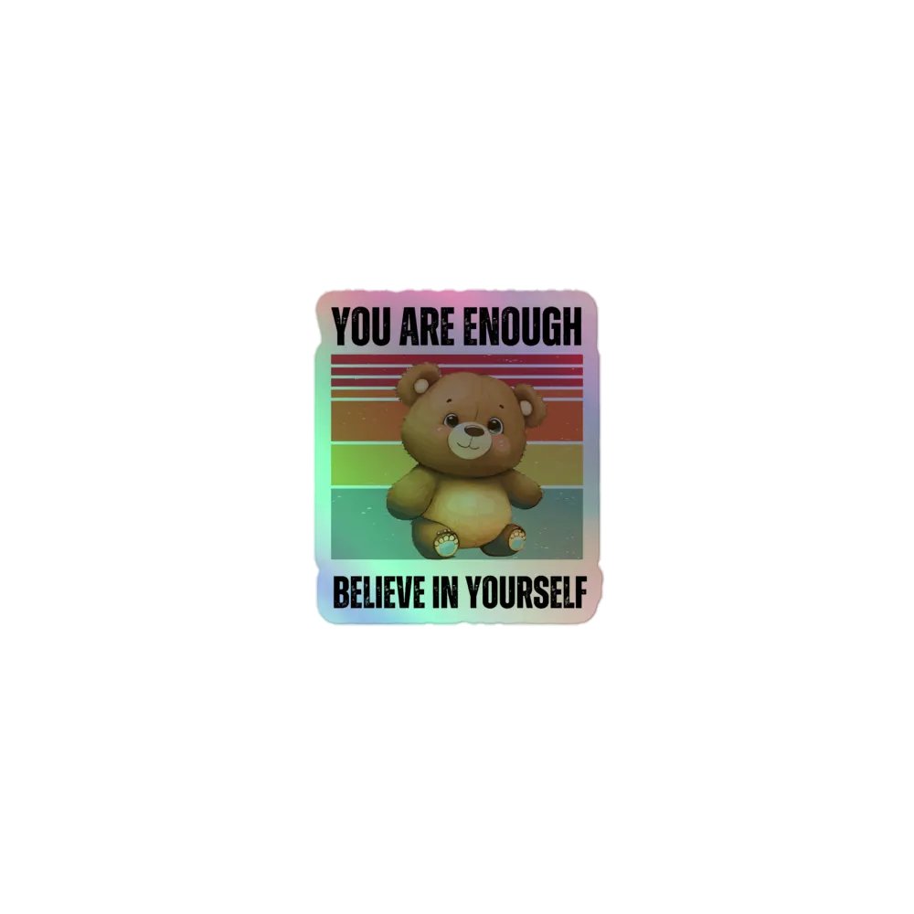 HoloBear Kiss-Cut Sticker Sheet product image (1)