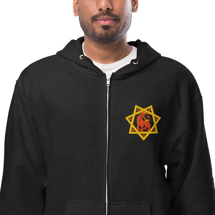 Babalon Star Embroidered Zip Hoodie product image (1)