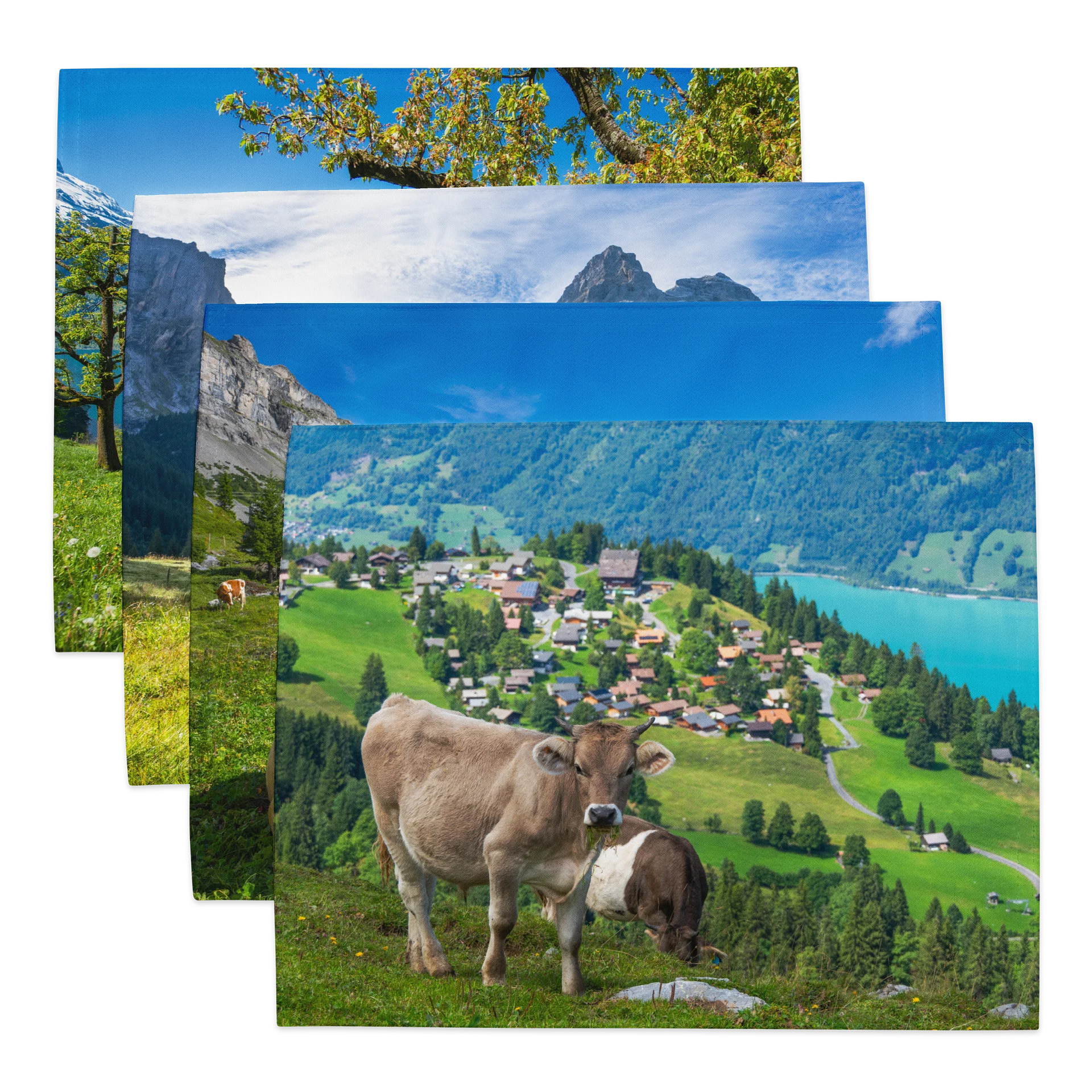 Happy swiss cows table mats product image (1)