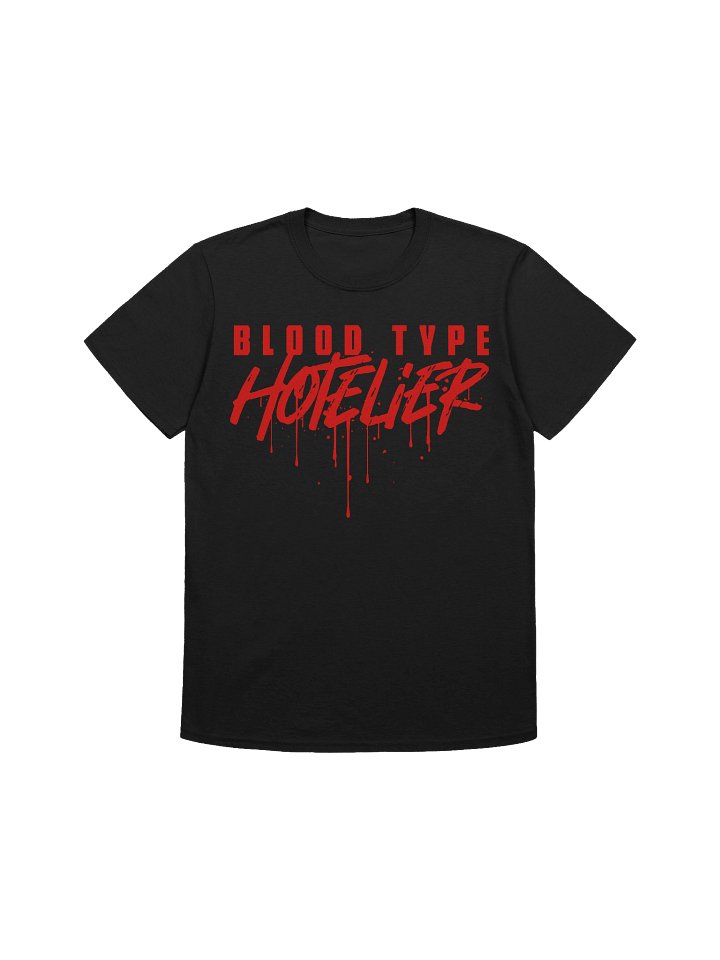 Hotel T- Shirt – Blood Type: Hotelier (Black) product image (1)