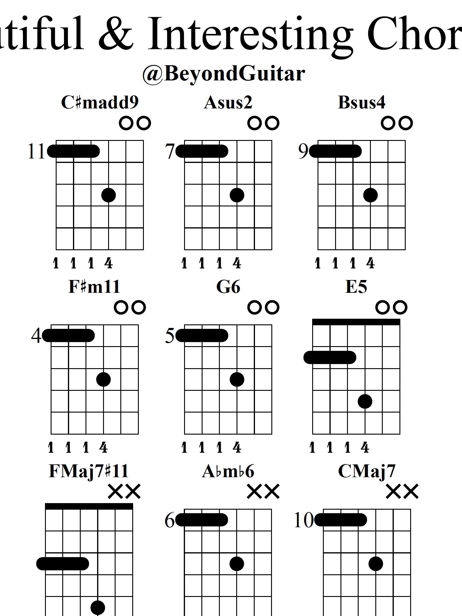 Beautiful & Interesting Chords 8 product image (1)