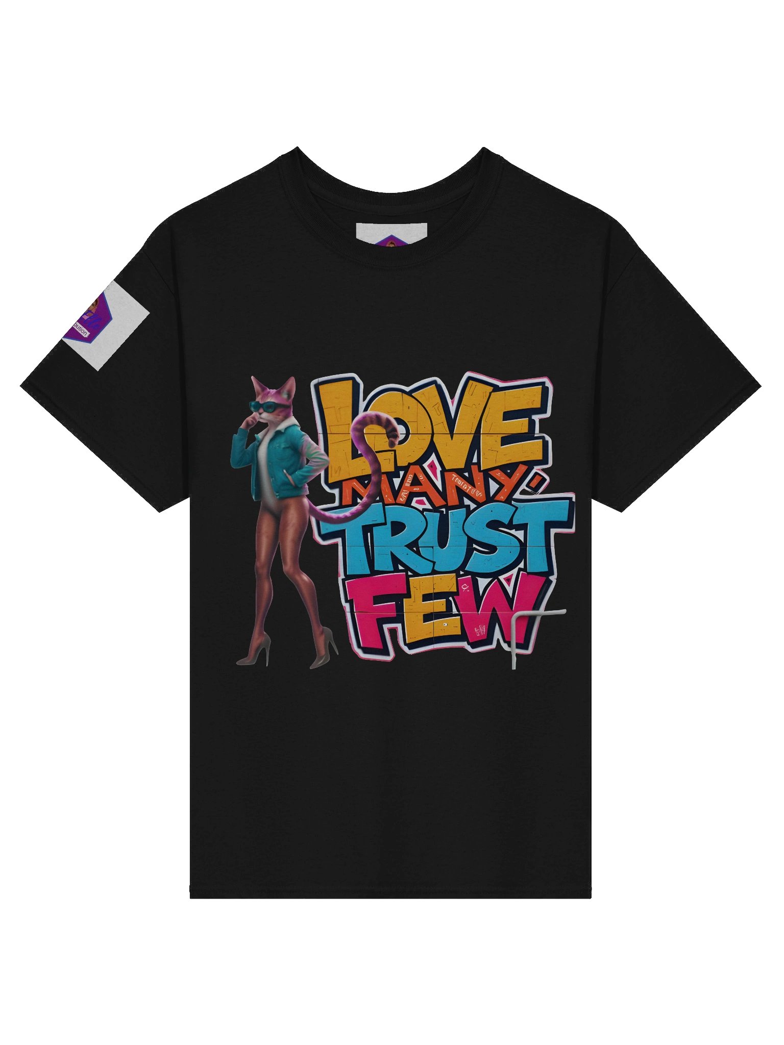 RayElle Purple Hair Hex T-Shirt product image (1)