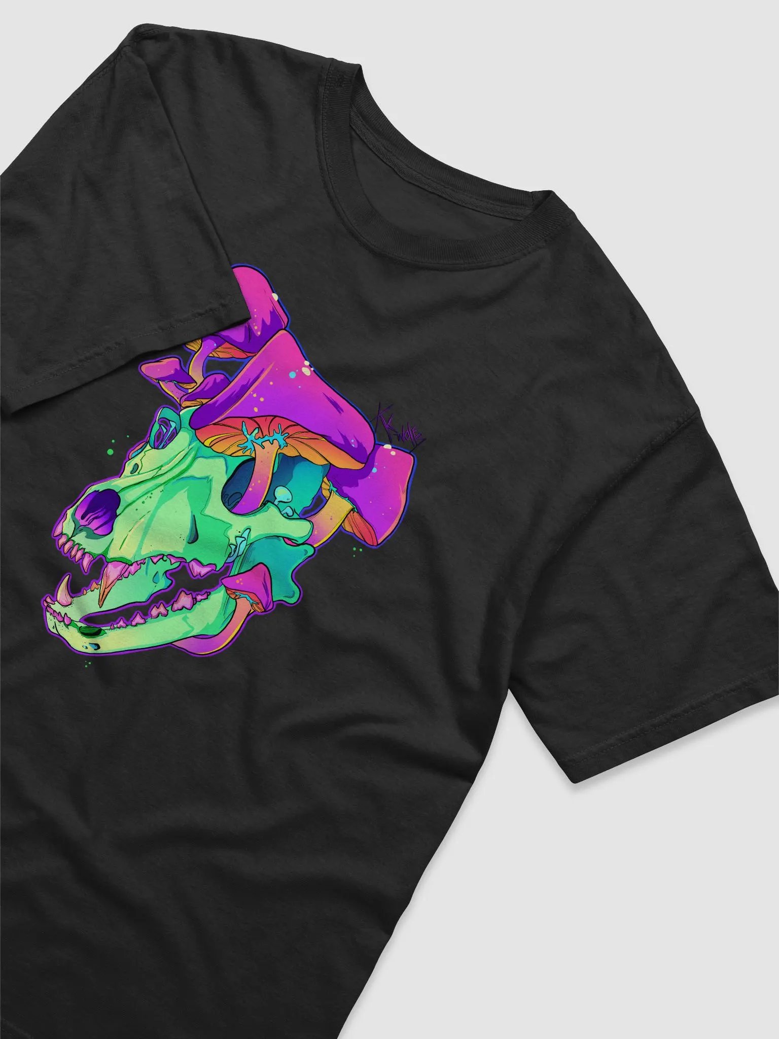 Radioactive skully Tshirt product image (2)