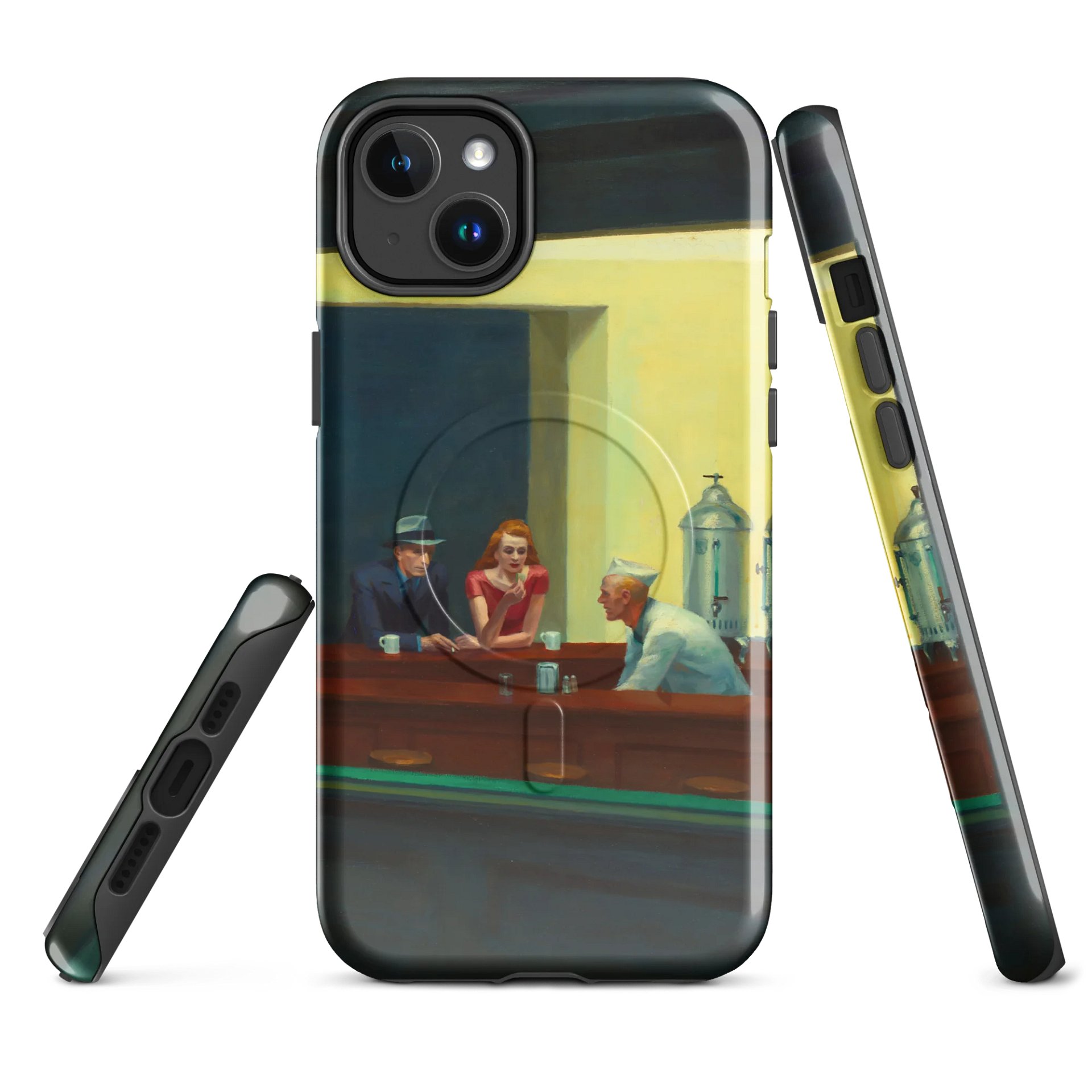 Edward Hopper – Nighthawks (Detail) iPhone® MagSafe® Tough Case product image (1)