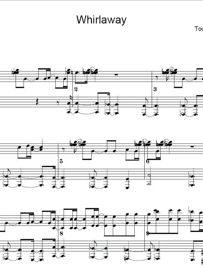 Whirlaway - Piano sheet music product image (1)
