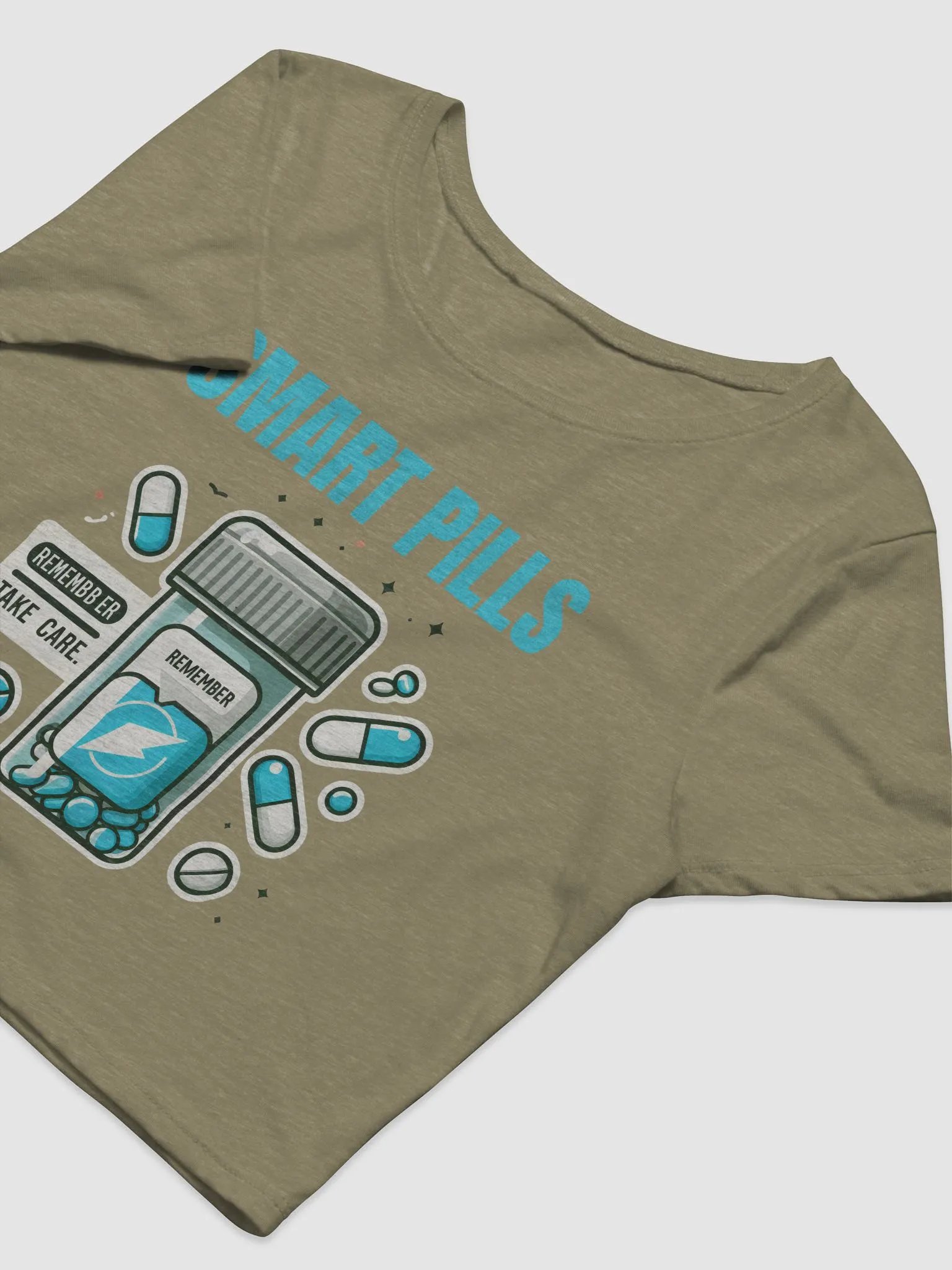 Memory Boost Smart Pills Crop Tee product image (10)