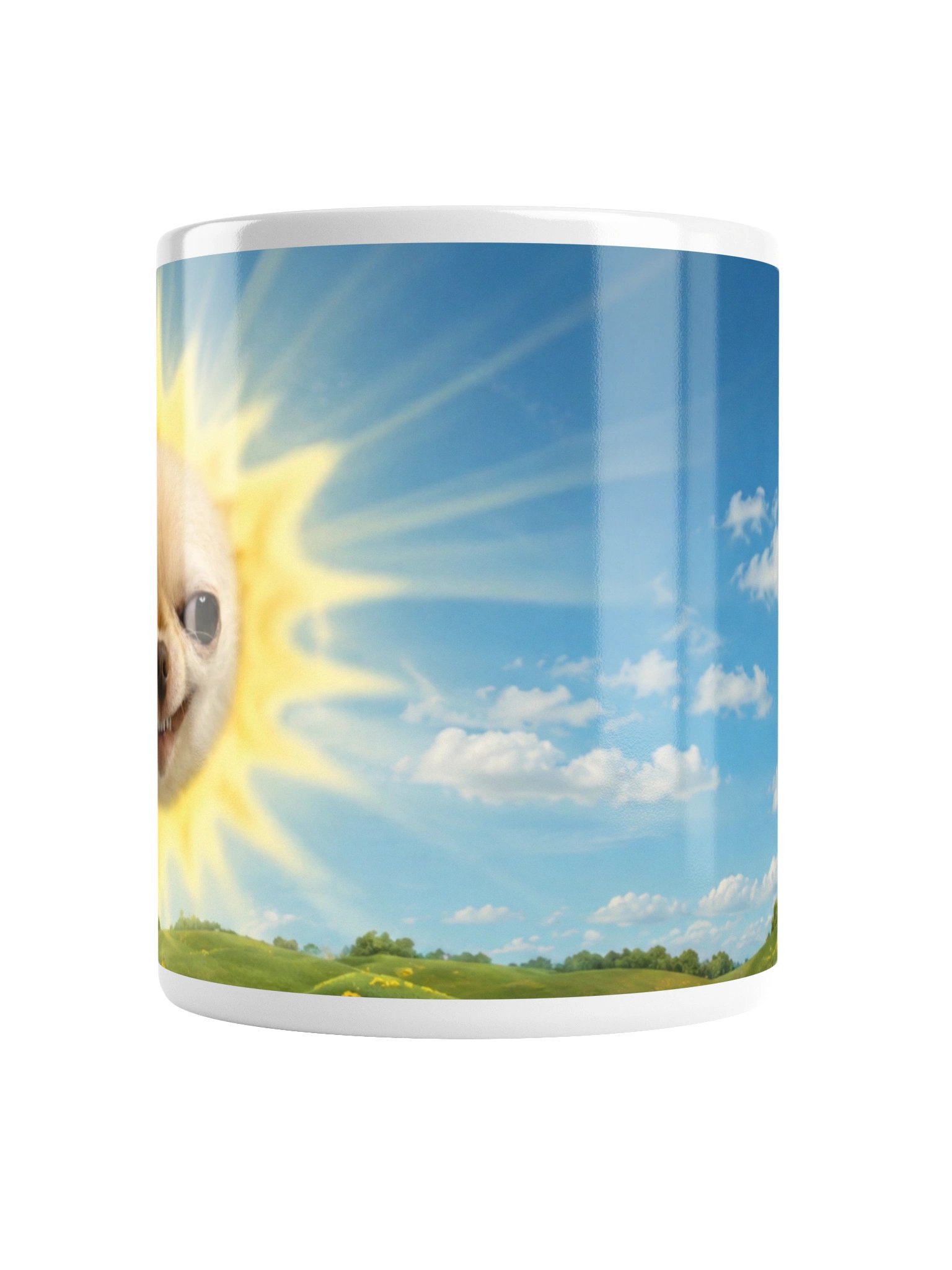 EvilDogi Morning White Mug product image (2)