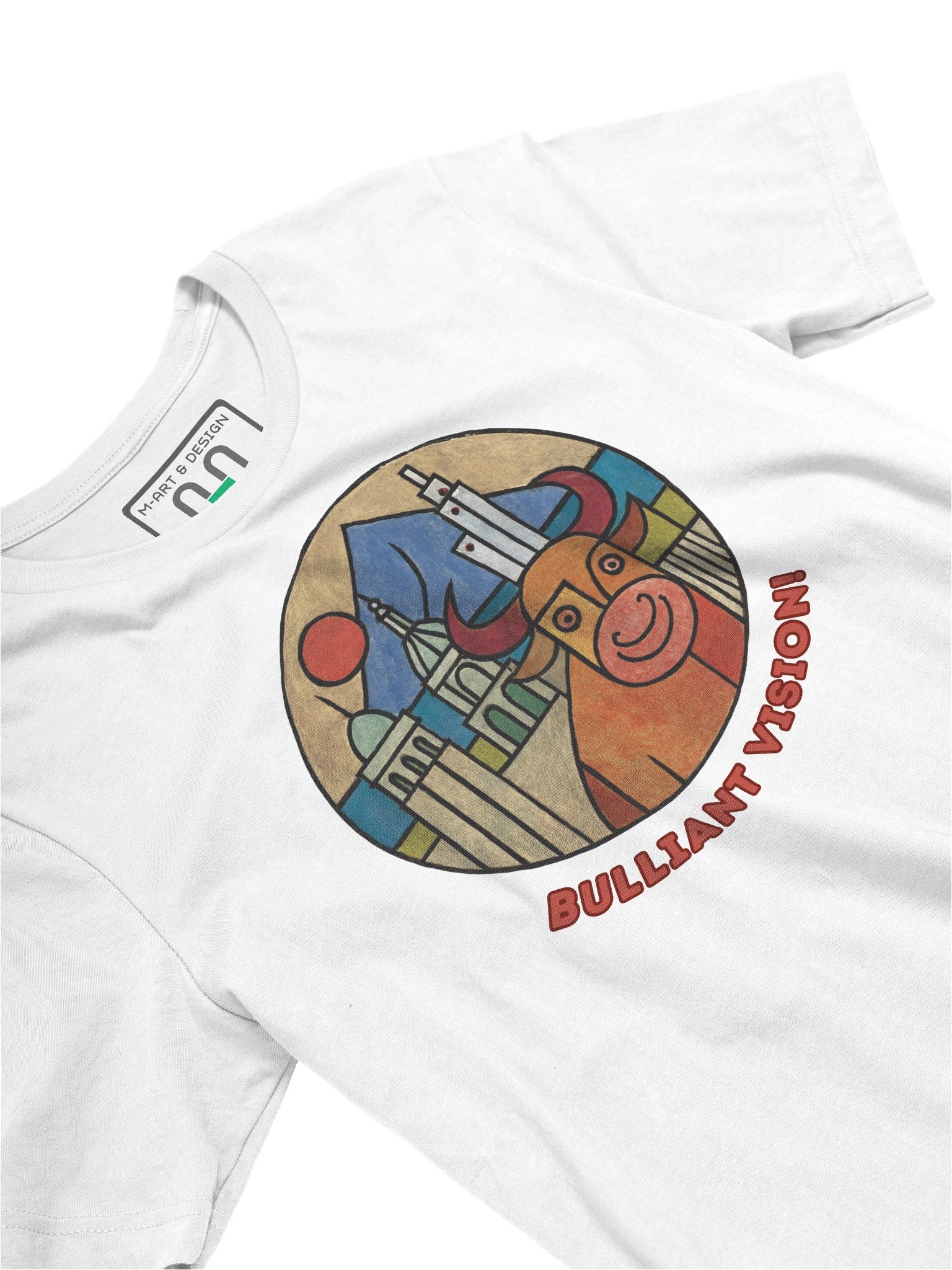 Bulliant Vision Tee – Abstract Art Meets Urban Culture | M-Art & Design product image (99)