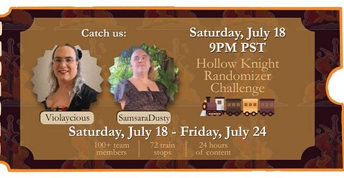 Join me and @samsaradusty tomorrow night for fun and challenge in a return to Hollow Knight at twitch.tv/violaycious