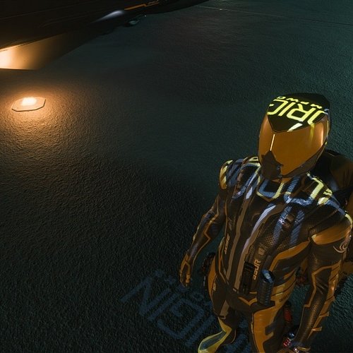 Our TESTie Brigand_X discovered the new in-game decals from some ships are actually gobo projections

 #gameplay #starcitizen...