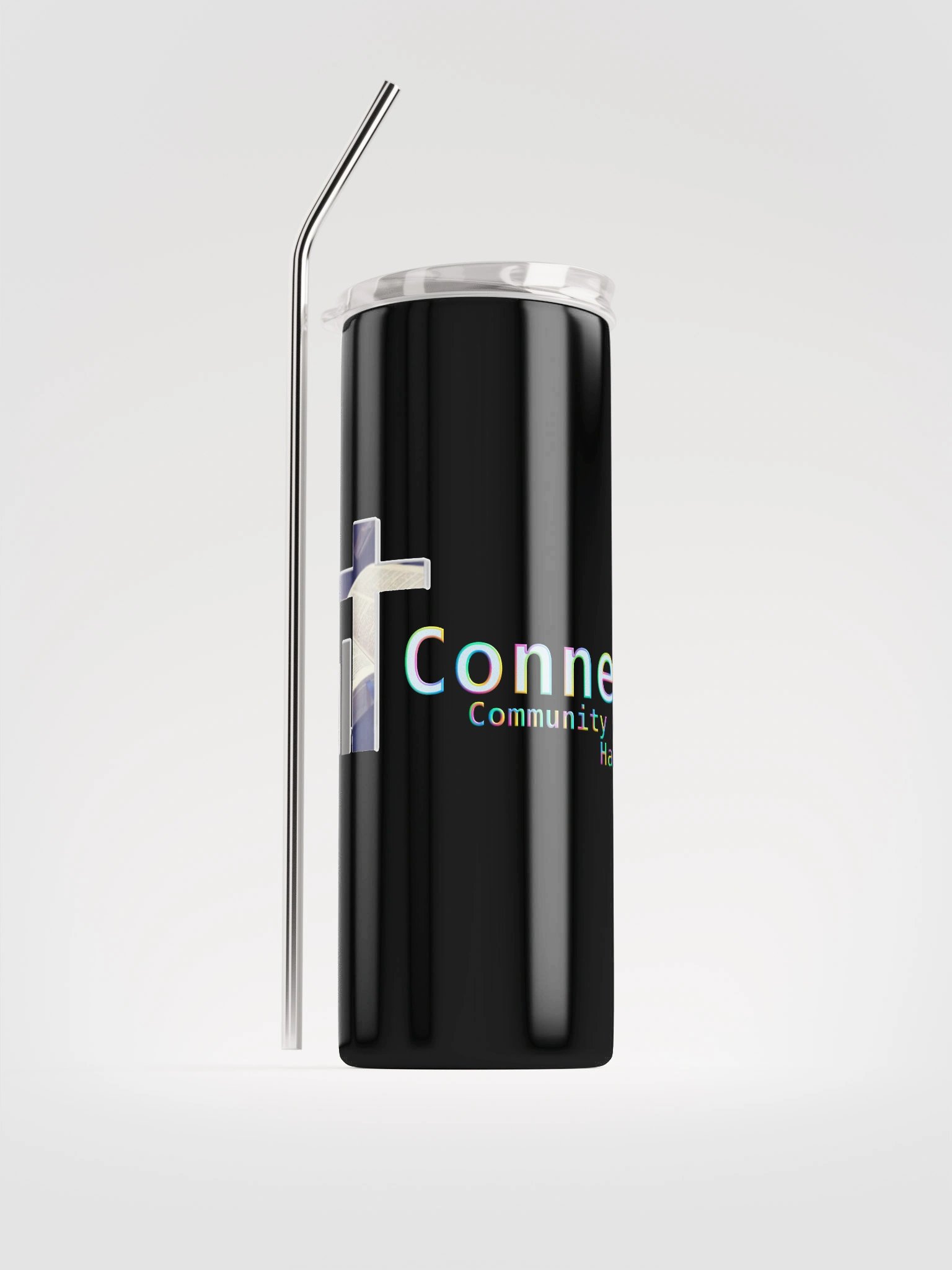🖤 CCCH Black Tumbler – Faithfully Hot. Righteously Cold. product image (1)