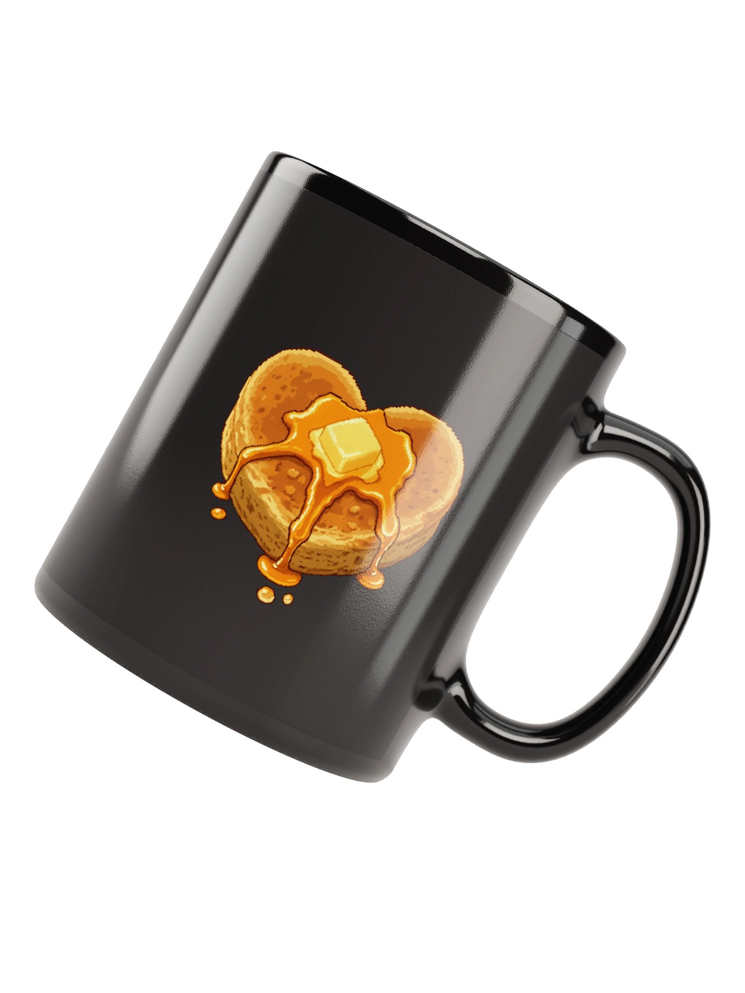 Pancake Heart Mug (Black) product image (12)