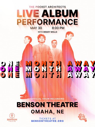 30 DAYS REMAIN until the long awaited live album show! On the night of May 30 at the historic Benson Theatre, we will be perf...