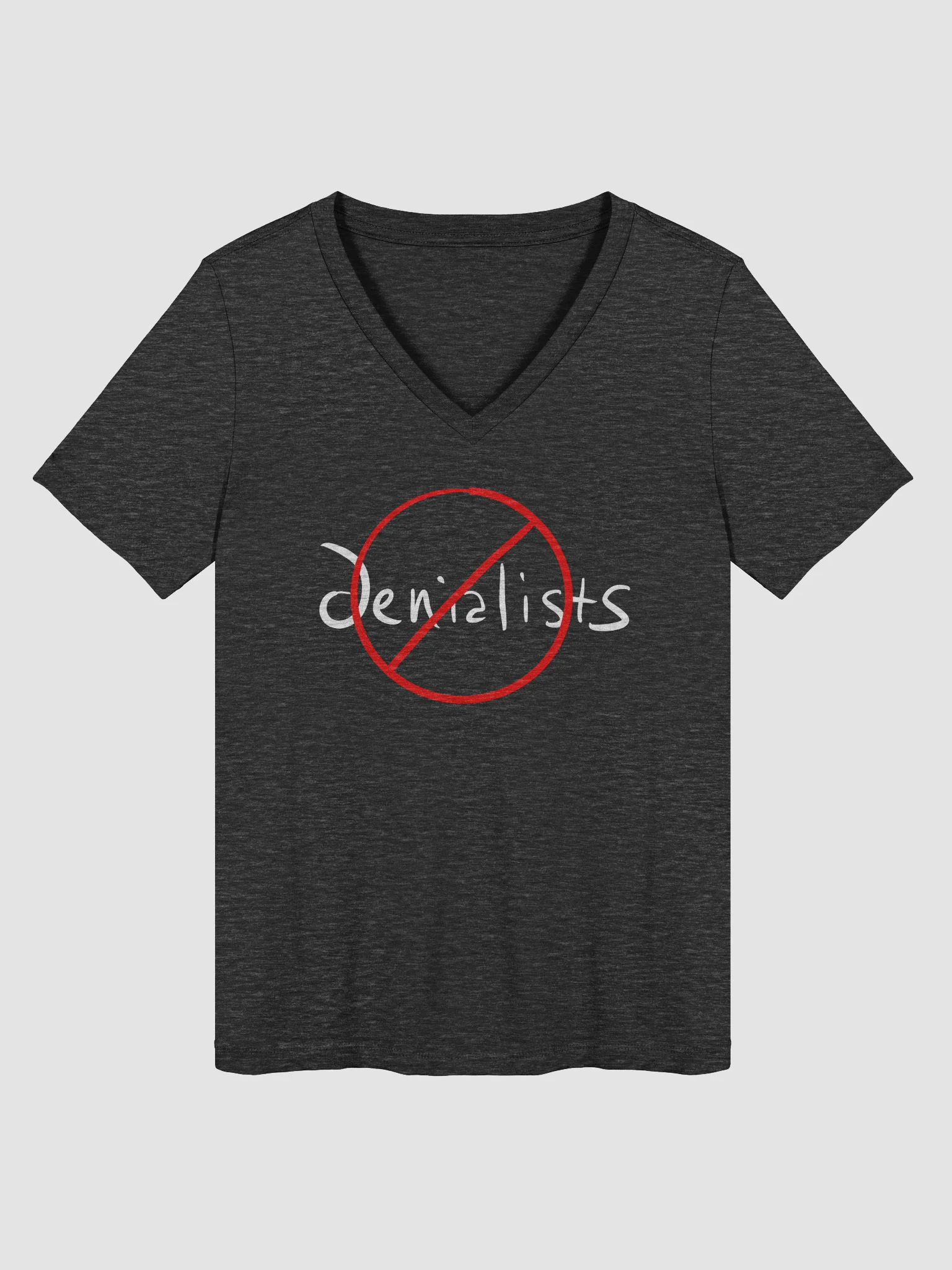 Ban Denialists relaxed V-Neck tee product image (3)