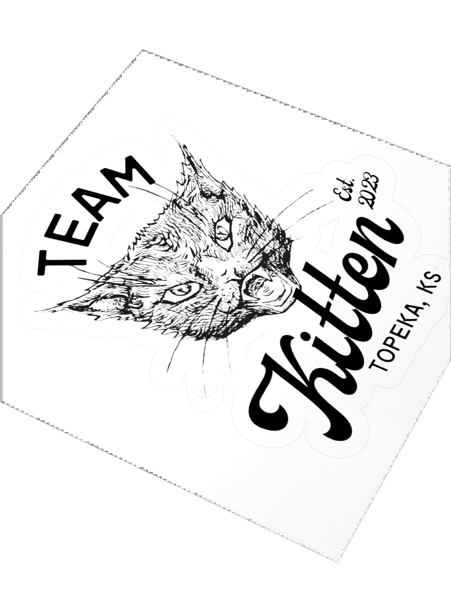 Black Cat Sticker product image (5)