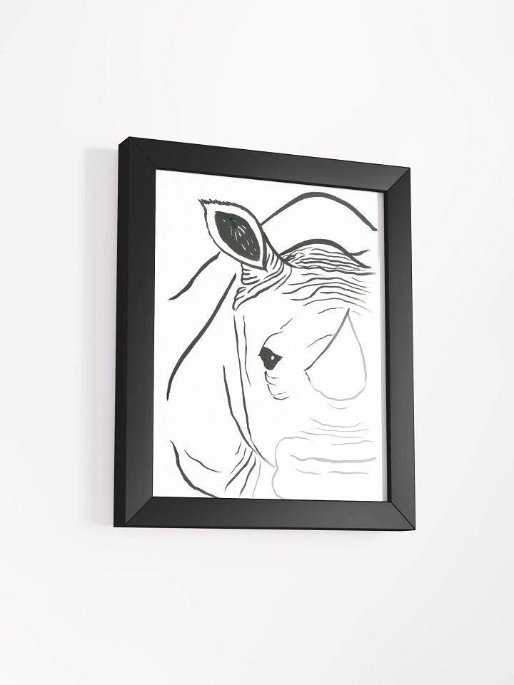 Face Of A Rhino Framed Print product image (4)