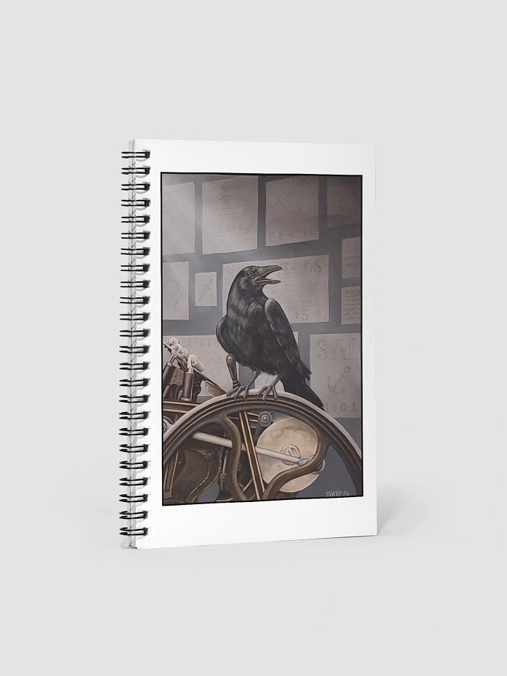 Raven's Letterpress Spiral Notebook product image (1)