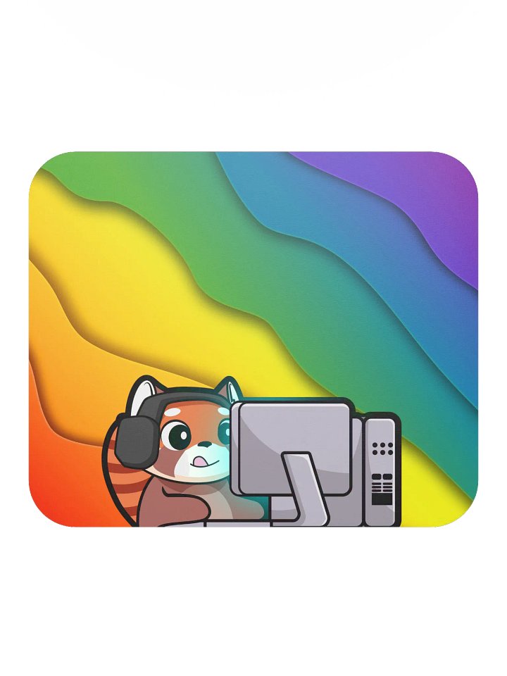 Gaming Bear Mouse Pad (Colour) - 8.7" x 7.1" product image (1)