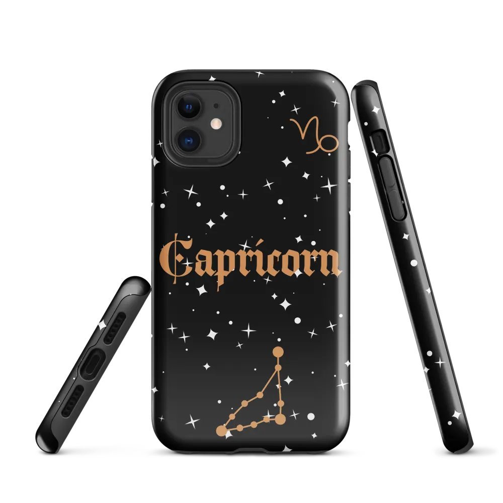 Capricorn Constellation iPhone® Tough Case product image (1)