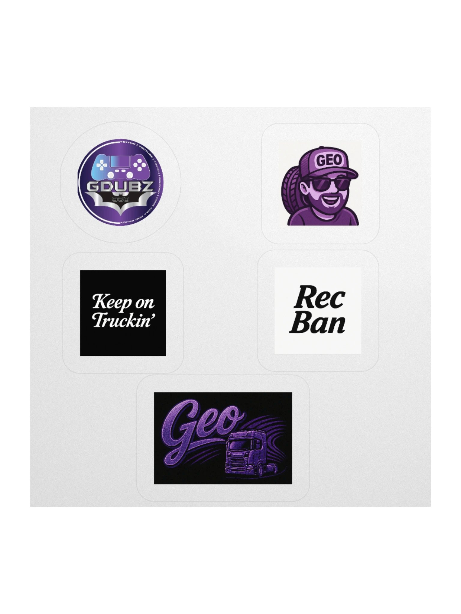 Gdubz360 Stickers product image (2)