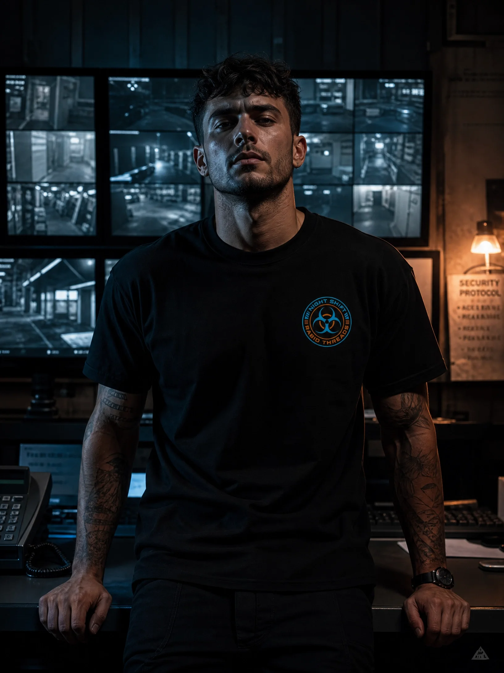 Night Shift: Caffeine Injection Unit - Rabid Threads Tactical Tee product image (4)