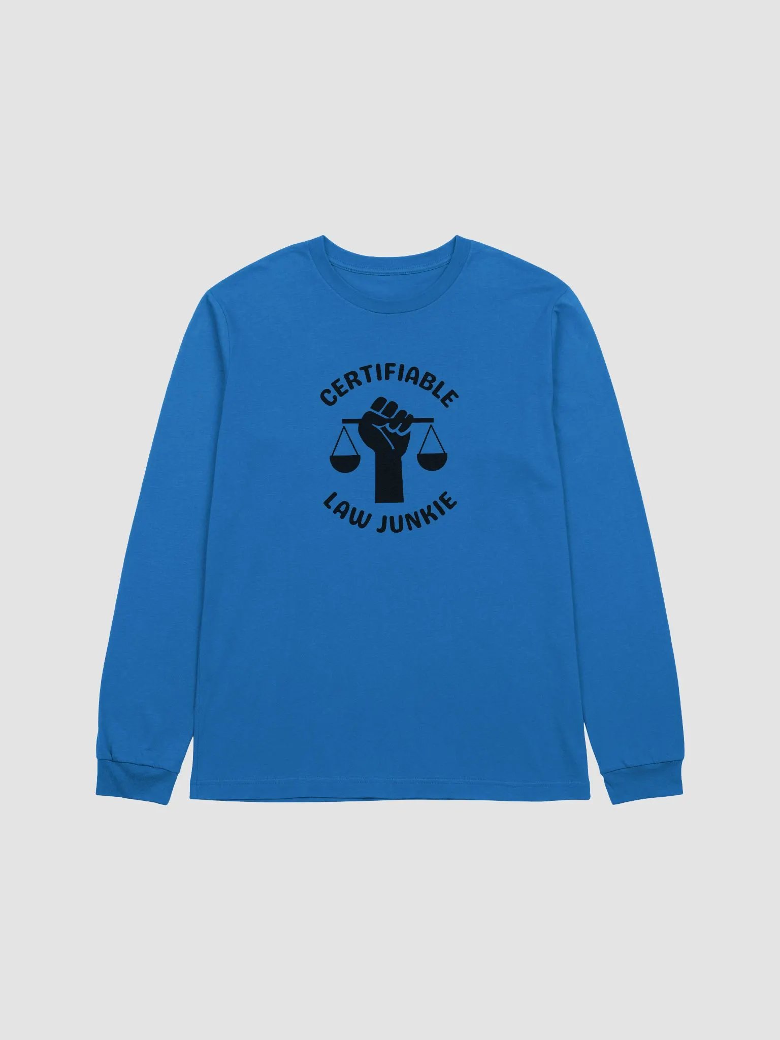 Certifiable Law Junkie Long Sleeve Tee product image (2)
