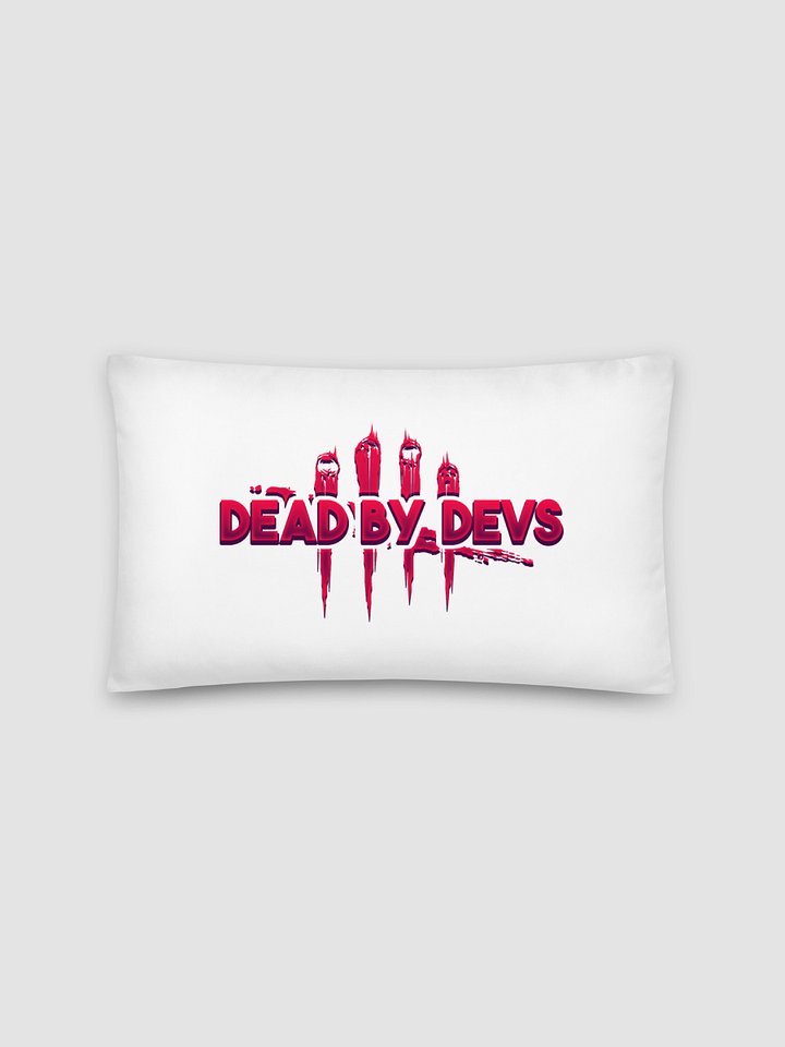 DEAD BY DEVS | All-Over Print Basic Pillow AOP AOP002 product image (1)