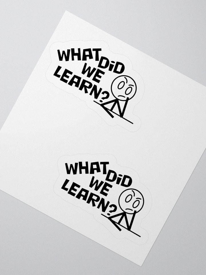 What did we learn stickers product image (2)