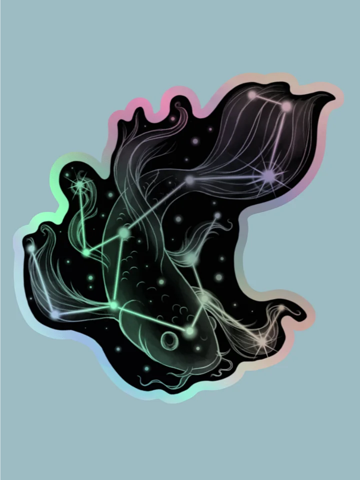 Galaxy Koi - Holographic Sticker product image (1)