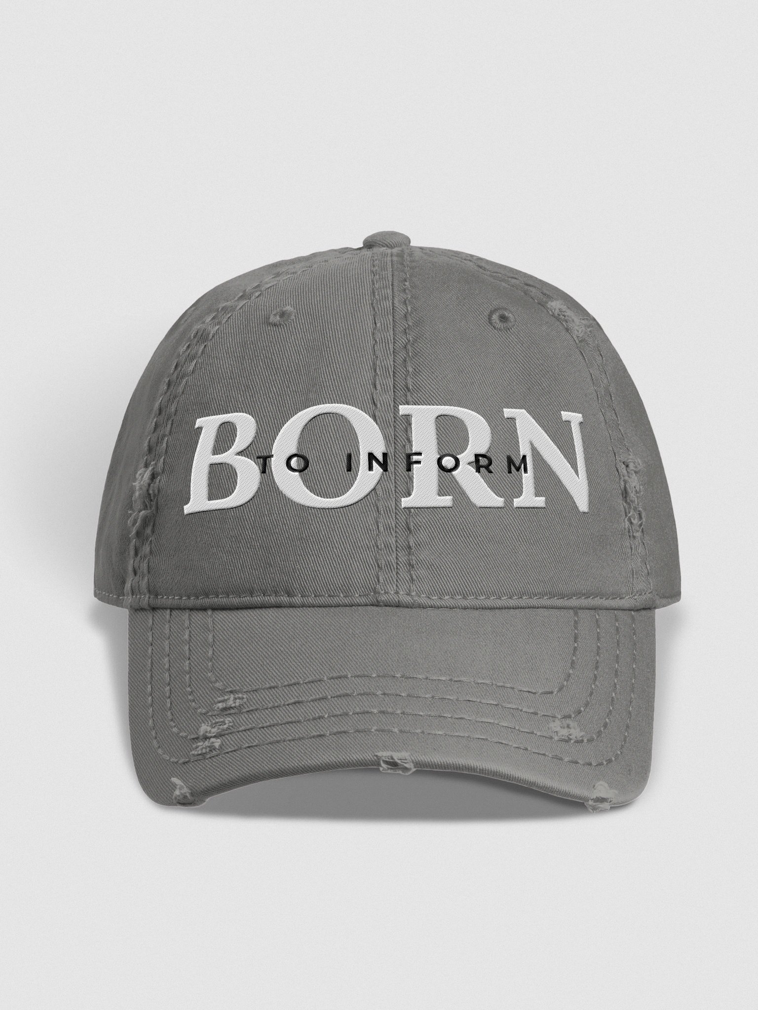 Born to Inform Manifestor Hat (Gray) product image (1)