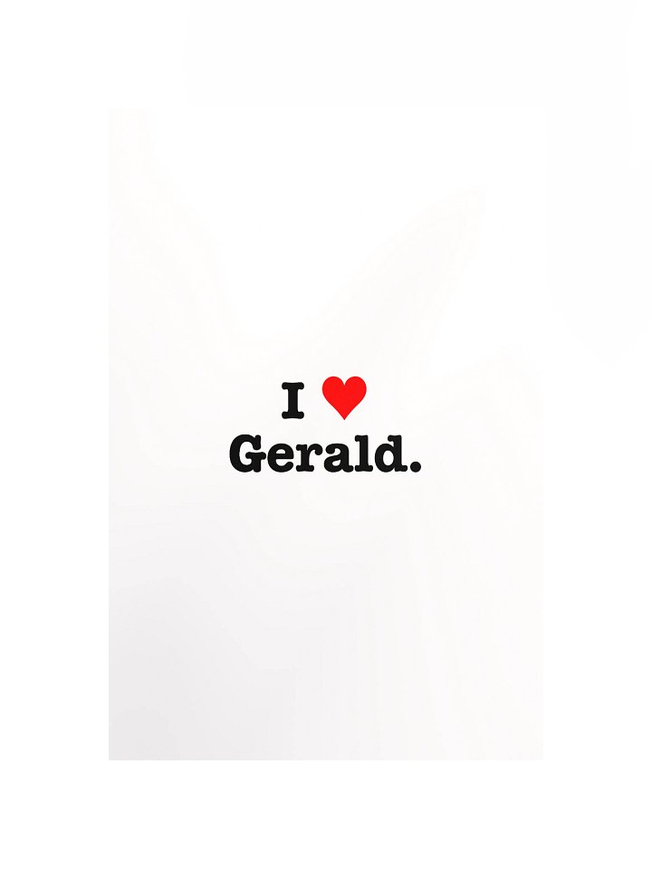 I ❤ Gerald Full Poster product image (1)