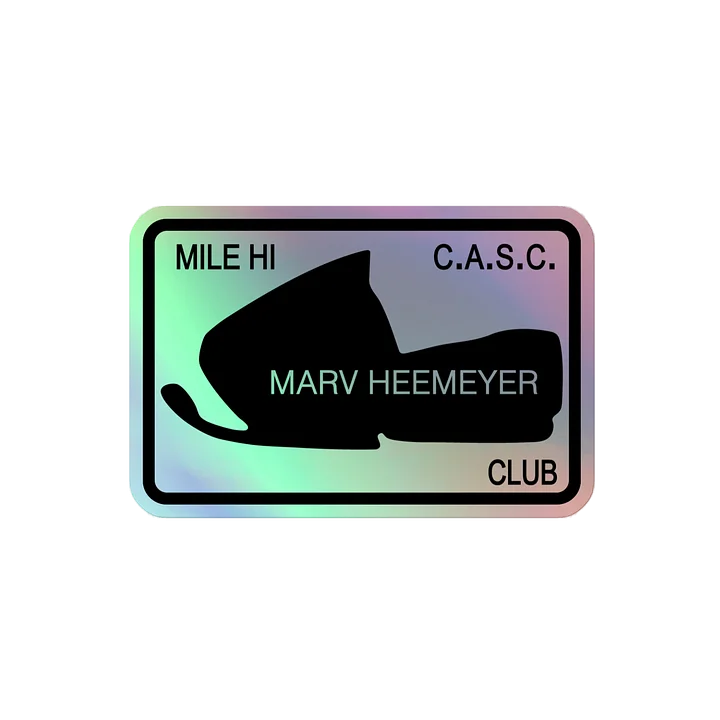 Holographic reasonable men sticker product image (2)