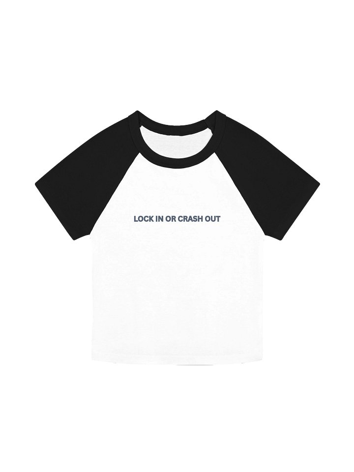 LOCK IN OR CRASH OUT Crop Top product image (1)