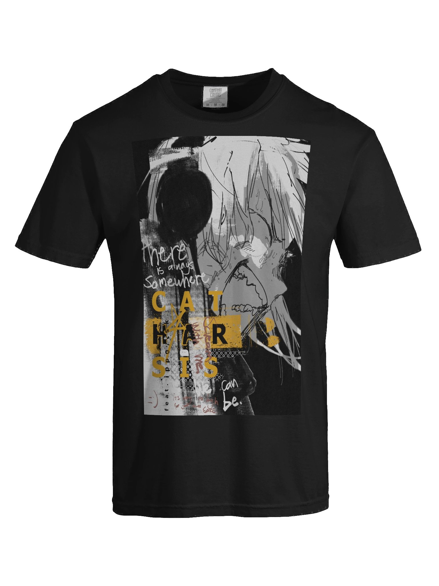 "Scream with me." Comfort Colors T-shirt product image (7)