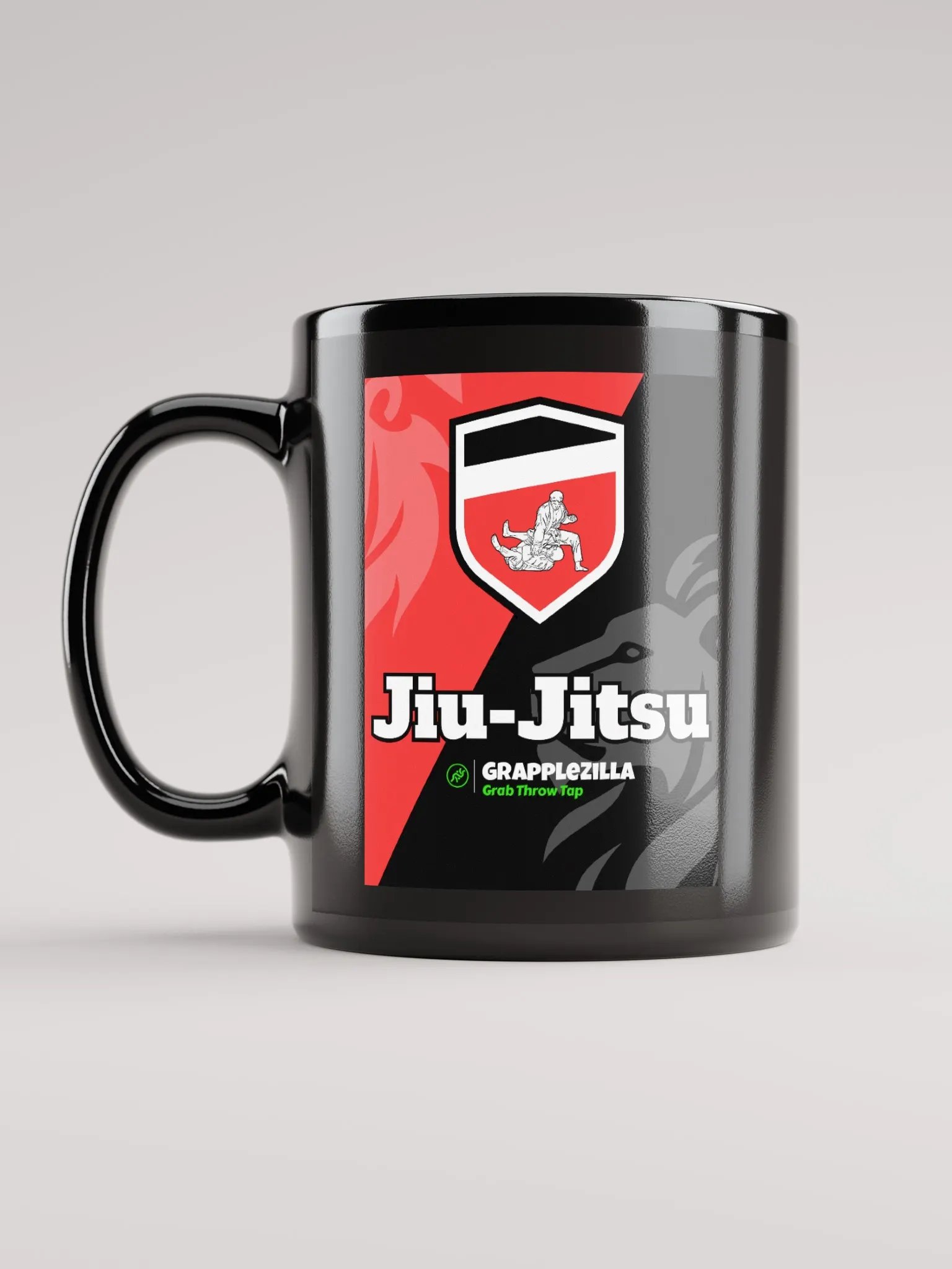 Grapplezilla OG Jiu-Jitsu Mug (Black) product image (1)