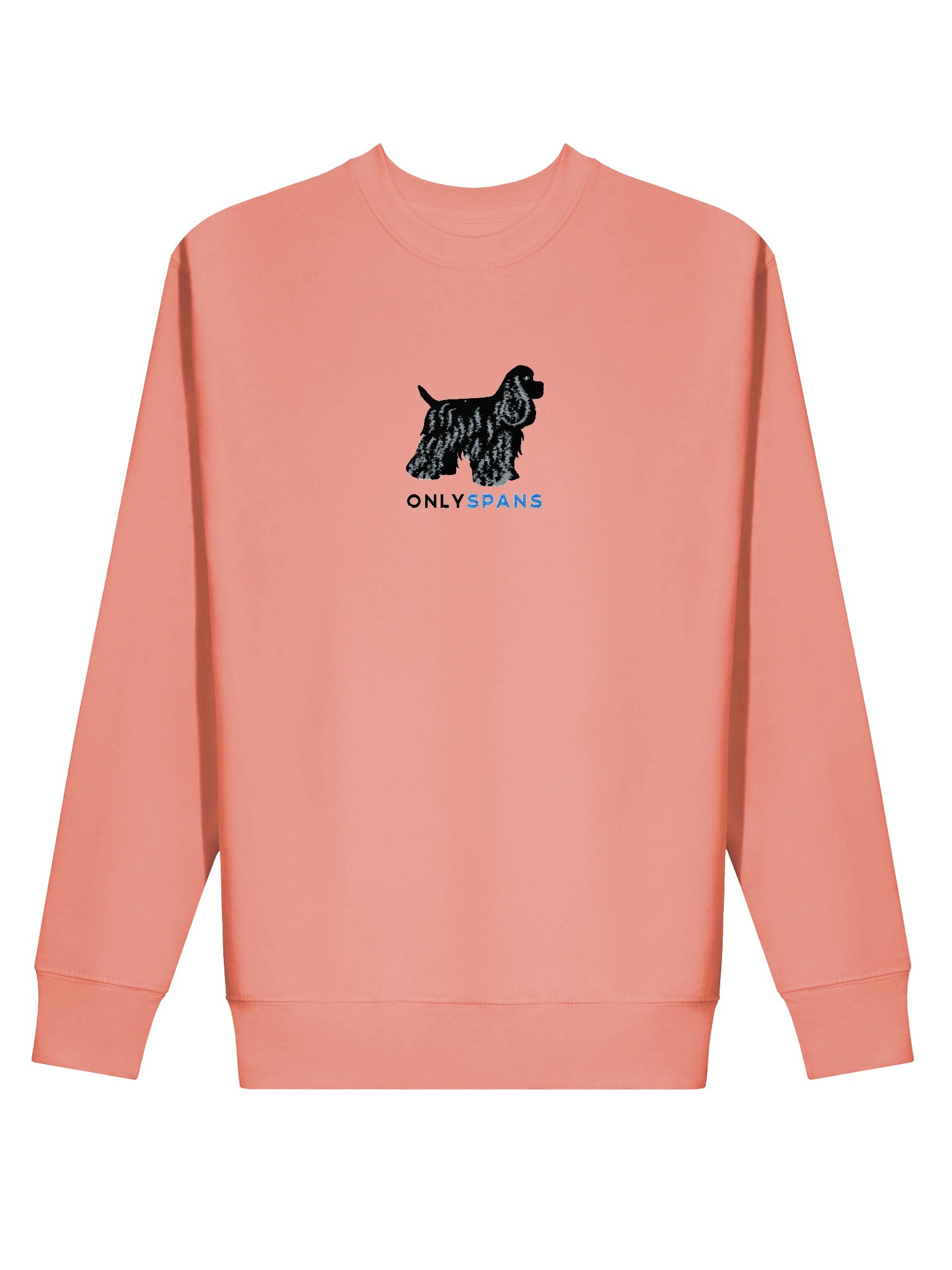 Only Spans Sweatshirt (Embroidered) of an American Cocker Spaniel(Black) product image (16)