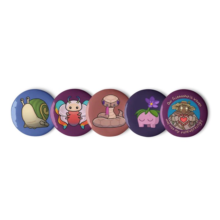 Palia Random Set - Pin Buttons product image (2)