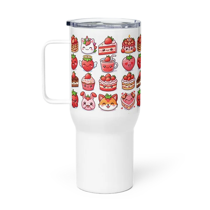Sweet Strawberry Delights Travel Mug product image (1)