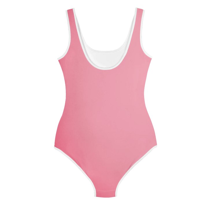Ballerina Cappuccina watercolor design – Youth Girl Swimsuit product image (2)