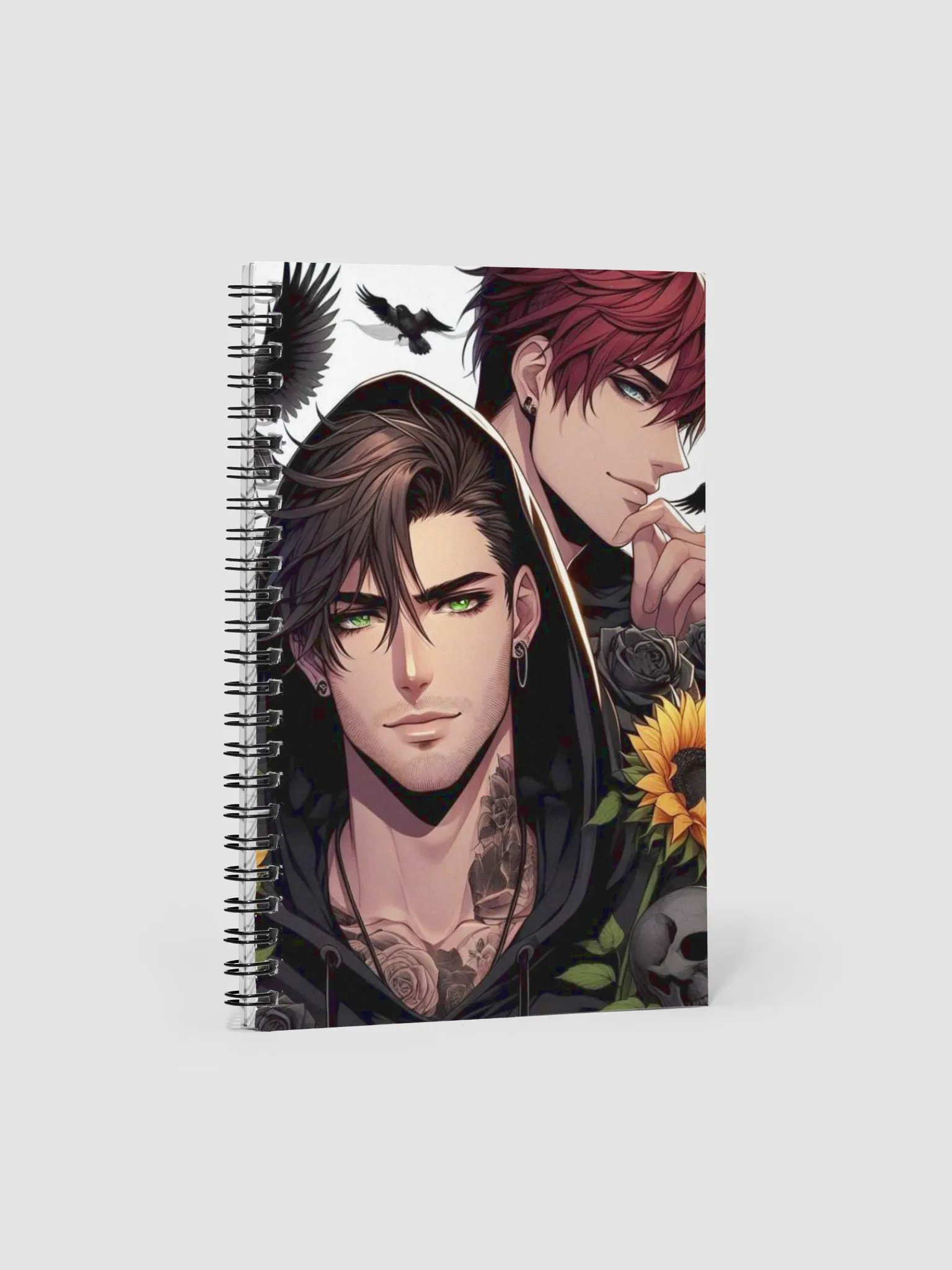 Jax and KP Spiral Notebook product image (1)