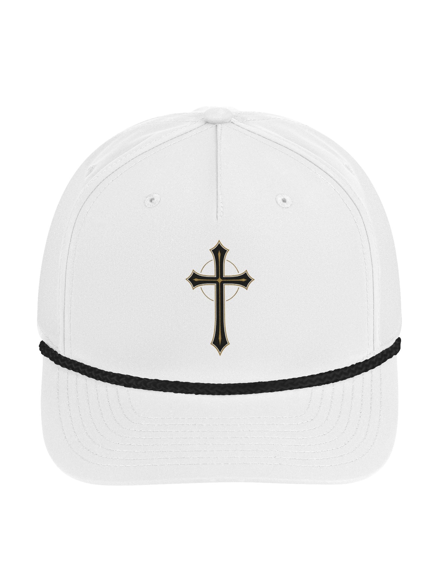 Gold Cross Rope Cap product image (1)