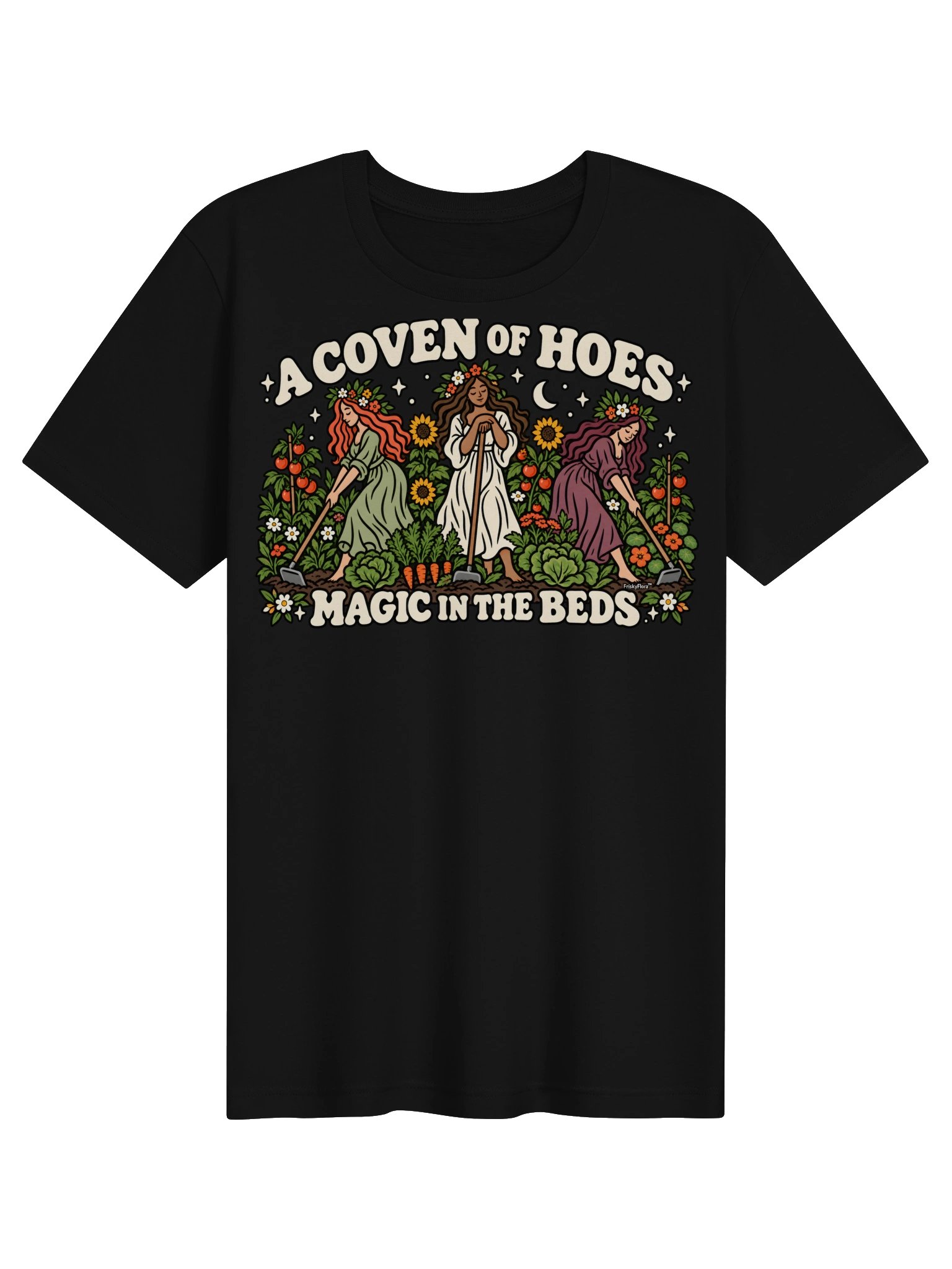 A Coven of Hoes Witchy Garden Tee product image (2)
