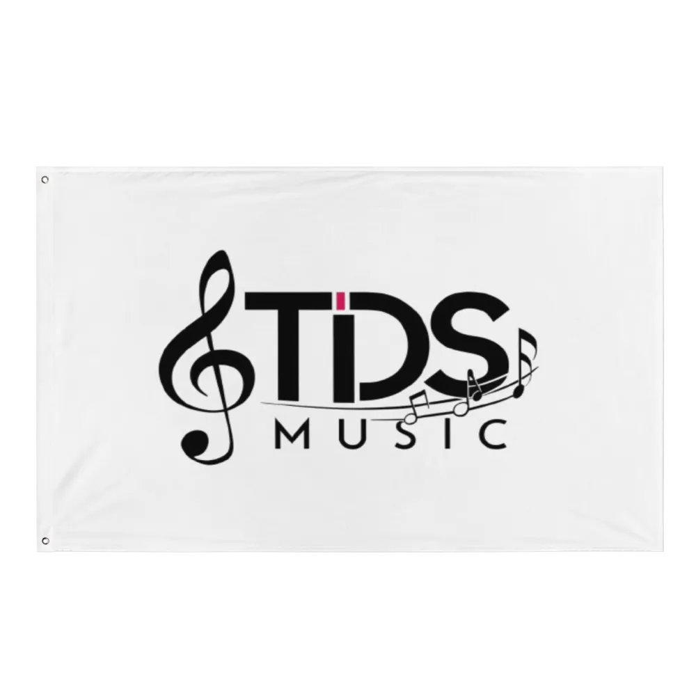 Exclusive TDS Music All-Over Print Flag - 34.5x56in Polyester with Music Design product image (2)