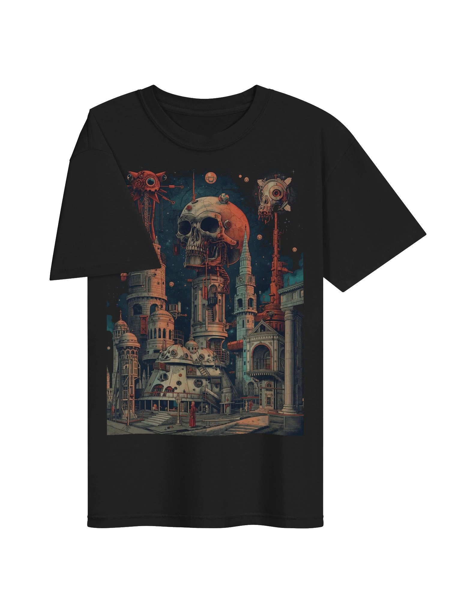 Surreal Cityscape Dream Heavyweight T-Shirt product image (6)