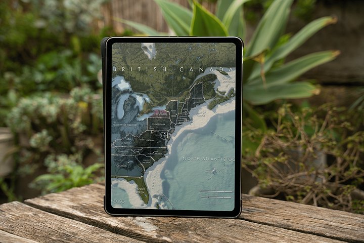 The United States After the Revolution - Digital High Resolution Map product image (2)