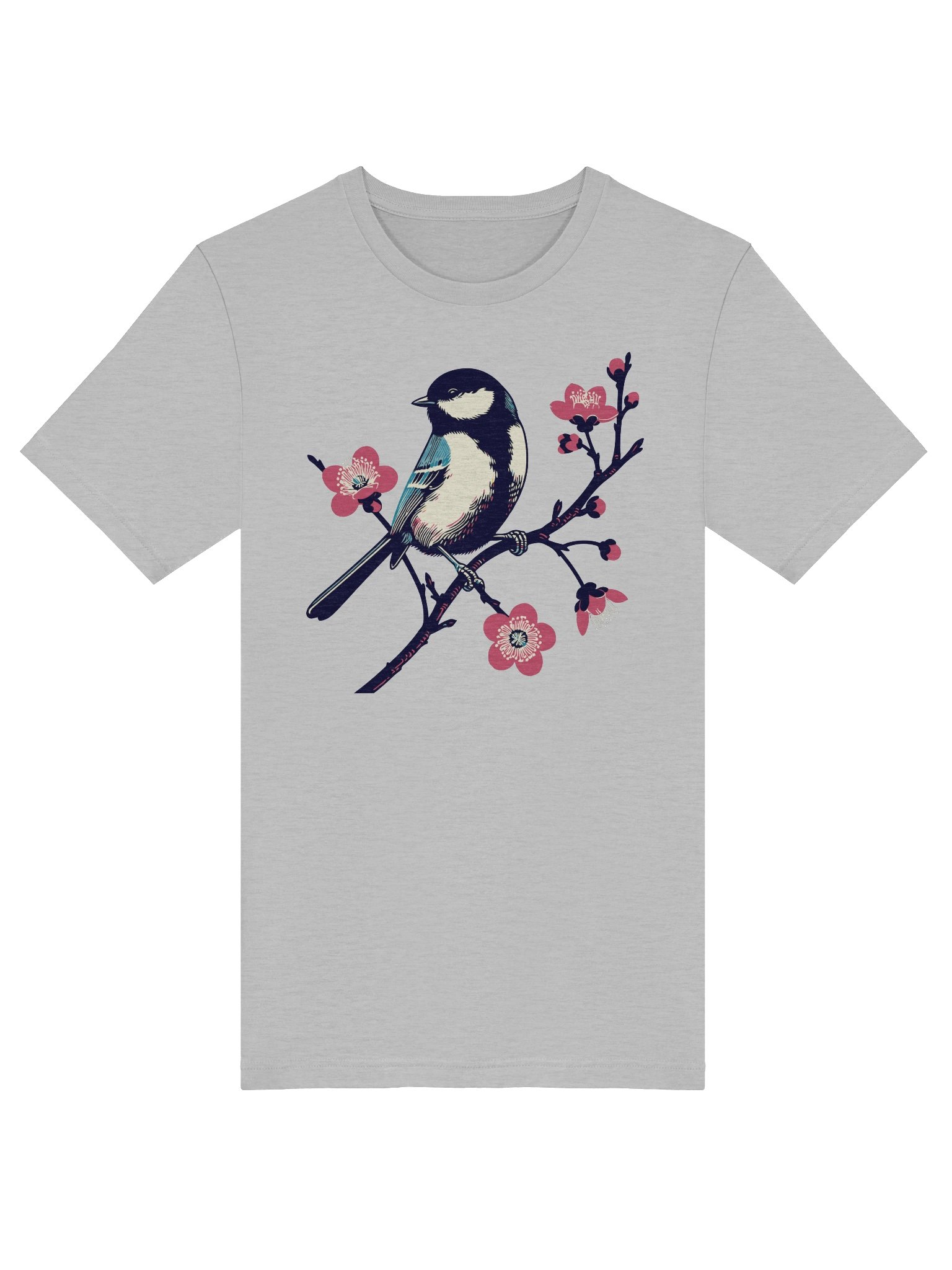 Chickadee with Blossoms T-shirt product image (17)